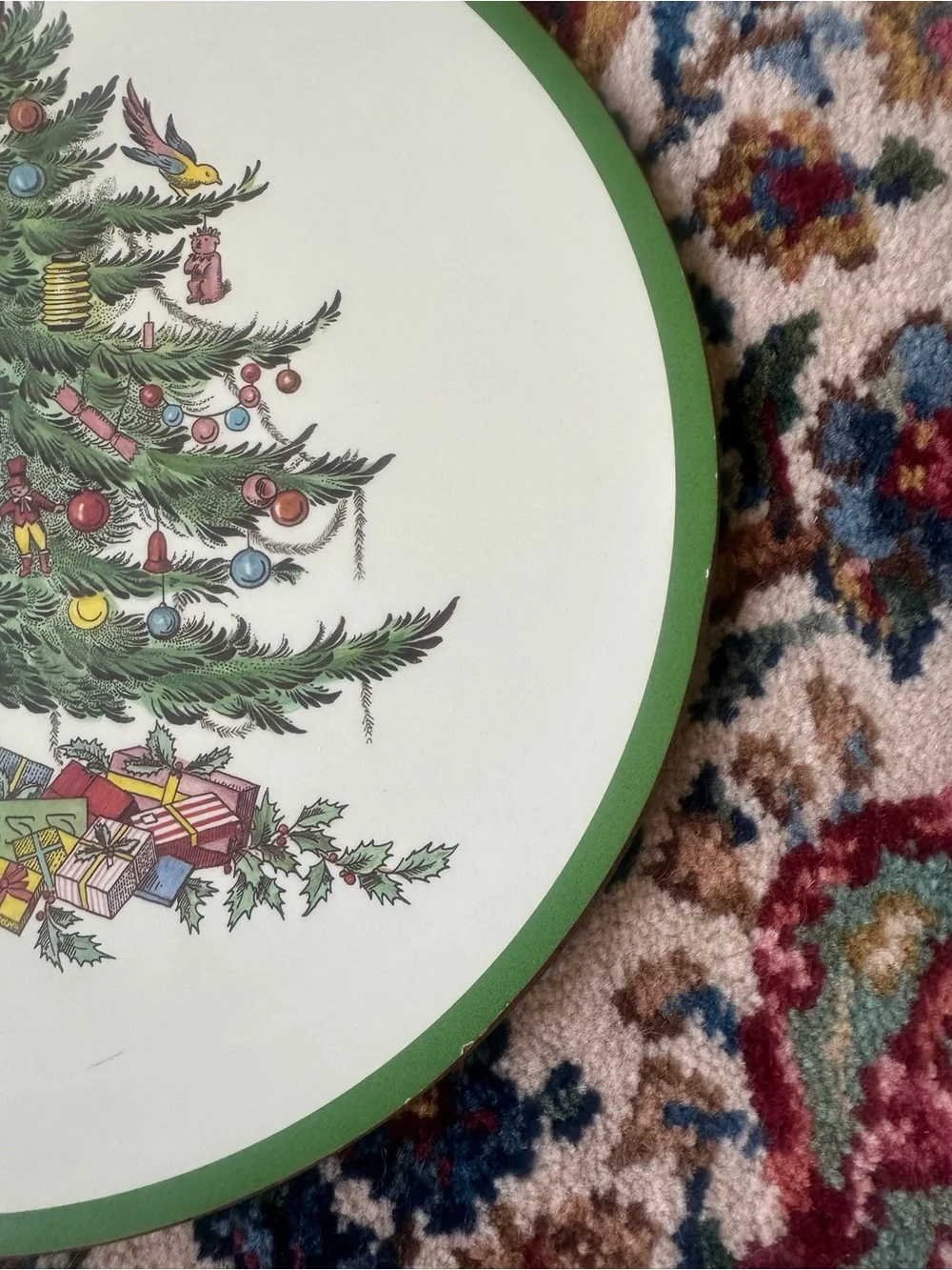 Spode Vintage Christmas Tree Trivet